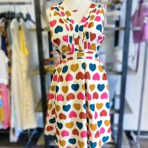 ModCloth heart print dress 2X